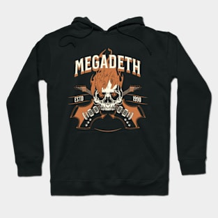 skull of music megadeth Hoodie